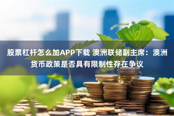 股票杠杆怎么加APP下载 澳洲联储副主席：澳洲货币政策是否具有限制性存在争议